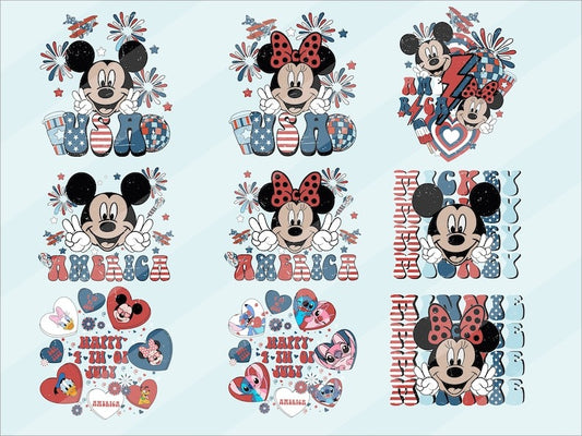 4th of July Mikey PNG, Mikey Sublimation, Fourth of July Sublimation, 4th Of July png, America PNG Sublimation, Sublimation Designs Active