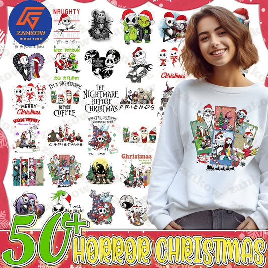 50 Christmas Nightmare PNG Bundle, Merry Christmas Png, Xmas Holiday Png, Holiday Season Png, Xmas Costume Santa Png, Santa Hat Png - Jumbosvg