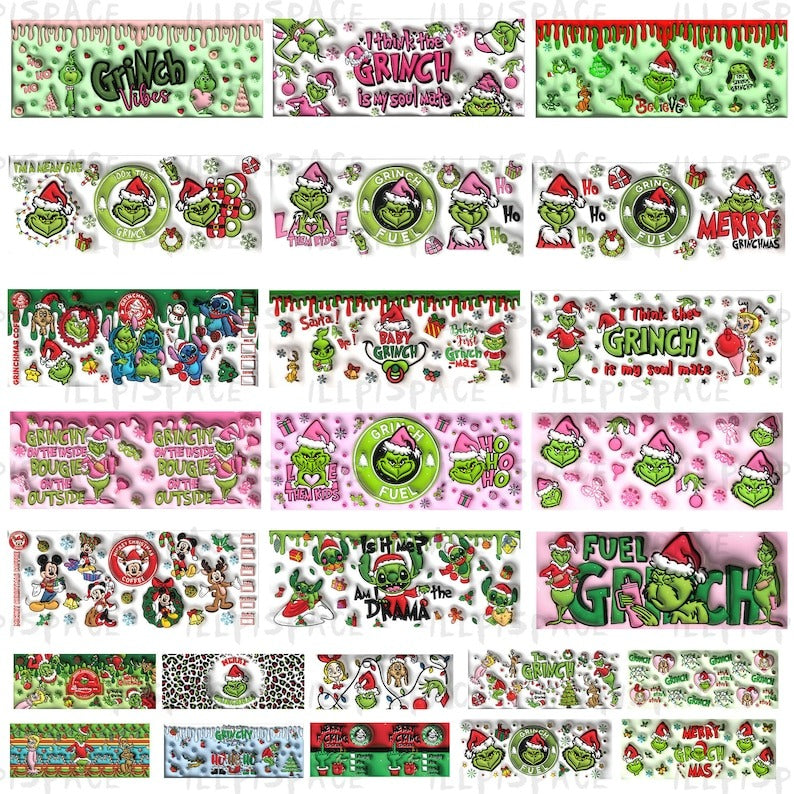 50+ 3D Inflated Christmas Movie 11oz Mug Wrap Png Bundle, Christmas Character 11oz Mug Design Png, Christmas 2023 11oz Mug Wrap - Jumbosvg