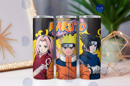 50+ Naruto Tumbler Bundle, Bundle Digital Design, Tumbler 20oz Skinny Sublimation, PNG Instant Download