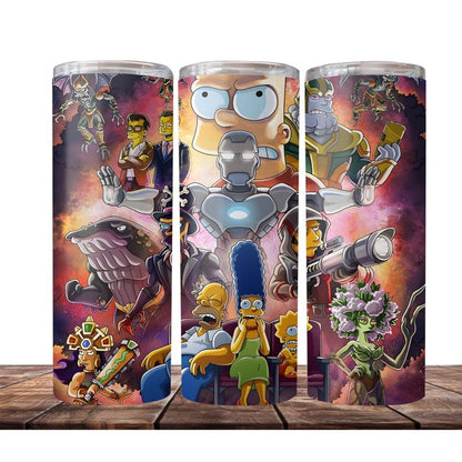 50+ Simpsons Tumbler Bundle, Bundle Digital Design, Cartoon Tumbler 20oz Skinny Sublimation, Instant Download