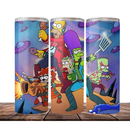 50+ Simpsons Tumbler Bundle, Bundle Digital Design, Cartoon Tumbler 20oz Skinny Sublimation, Instant Download