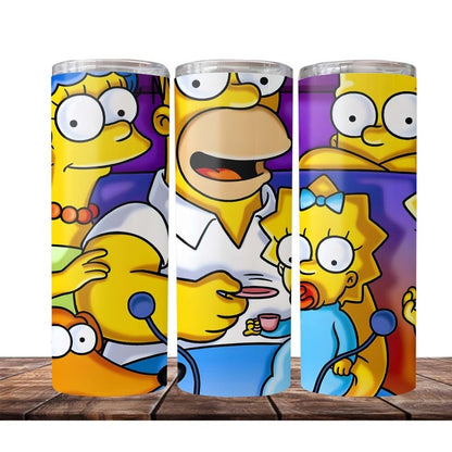 50+ Simpsons Tumbler Bundle, Bundle Digital Design, Cartoon Tumbler 20oz Skinny Sublimation, Instant Download