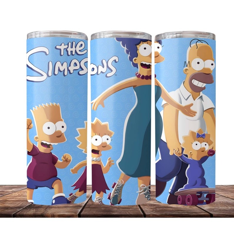 50+ Simpsons Tumbler Bundle, Bundle Digital Design, Cartoon Tumbler 20oz Skinny Sublimation, Instant Download