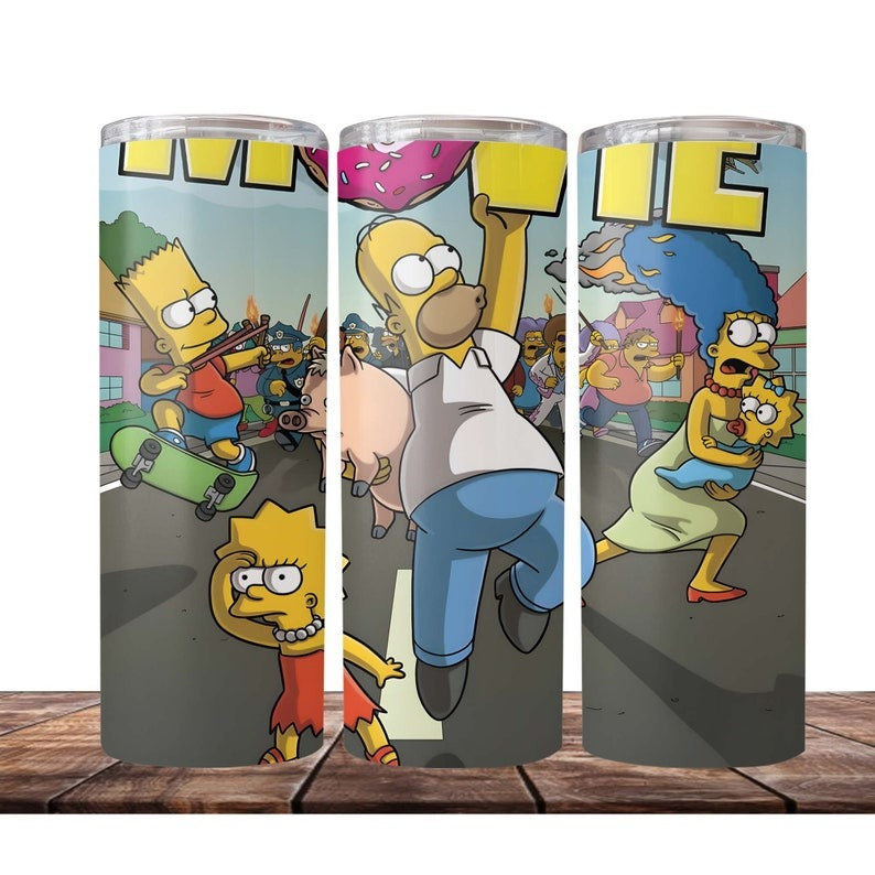 50+ Simpsons Tumbler Bundle, Bundle Digital Design, Cartoon Tumbler 20oz Skinny Sublimation, Instant Download