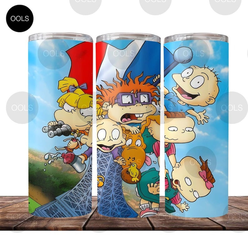 50+ Tommy Pickles and Friends Tumbler Bundle, Bundle Digital Design, Cartoon Tumbler 20oz Skinny Sublimation, Instant Download