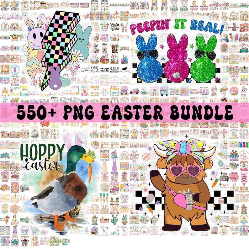 550+ PNG Easter Bundle Png, Happy Easter PNG, Bundle PNG, Easter Png, Easter Bundle Png