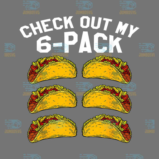 6-Pack-Fitness-Taco-Mexican-Png