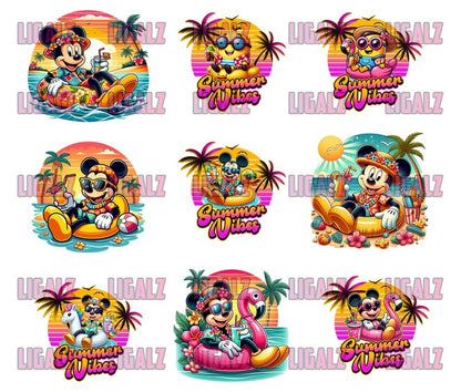 60+ Designs Cartoon Summer Bundle PNG, Cartoon PNG, Summer 2024 PNG Sublimation, Beach Summer Png, Clipart, Digital Download