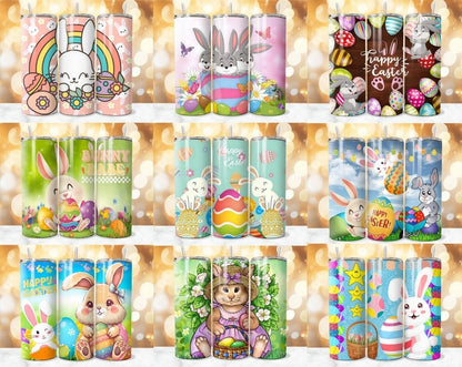 60+ Easter Bunny Tumbler Wrap Bundle, 20 OZ Easter Bunny Sublimation, Cute Easter Tumbler Wrap, Egg Easter Tumbler Wrap ,Easter Bunny Png