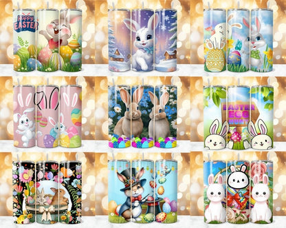 60+ Easter Bunny Tumbler Wrap Bundle, 20 OZ Easter Bunny Sublimation, Cute Easter Tumbler Wrap, Egg Easter Tumbler Wrap ,Easter Bunny Png