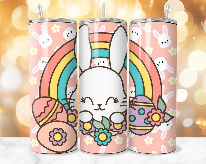 60+ Easter Bunny Tumbler Wrap Bundle, 20 OZ Easter Bunny Sublimation, Cute Easter Tumbler Wrap, Egg Easter Tumbler Wrap ,Easter Bunny Png