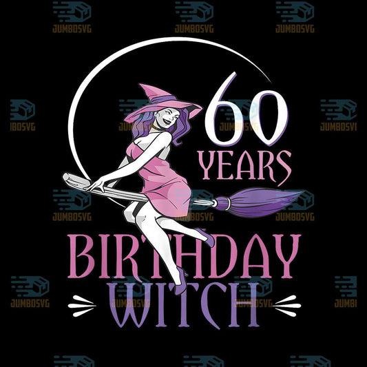 60th-Years-Birthday-Witch-Png