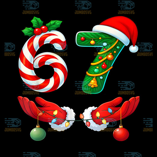 67-Meme-Six-Seven-Christmas-Png
