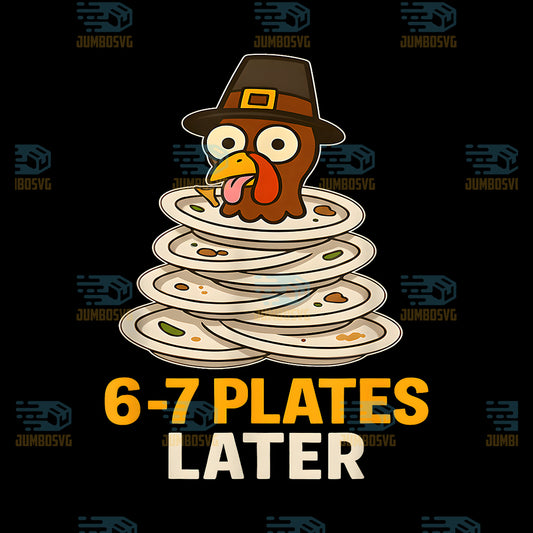 67-Thanksgiving-Turkey-6-7-Plates-Later-Png