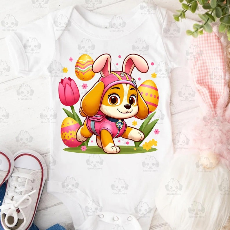 6 Cartoon Easter Dog Character Png Bundle, Spring Easter Png, Happy Easter Day Png, Superhero Easter Png, Easter Egg Png, Digital Download