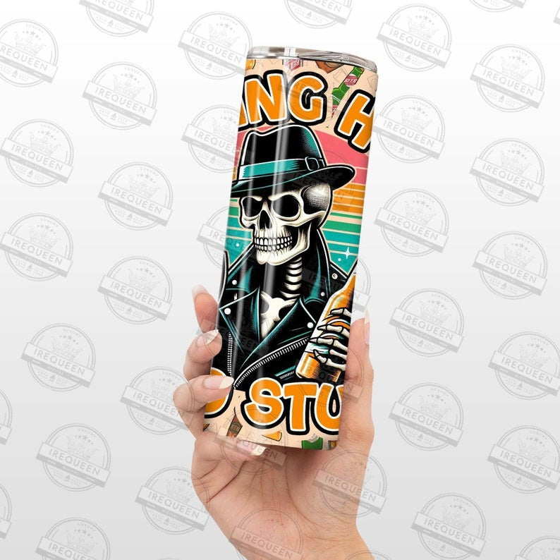 6 Doing Dad Shit Funny 20oz Tumbler Wrap Bundle, Sarcastic Skeleton 20oz Tumbler, Man Father Husband Skull Tumbler Png, Digital File