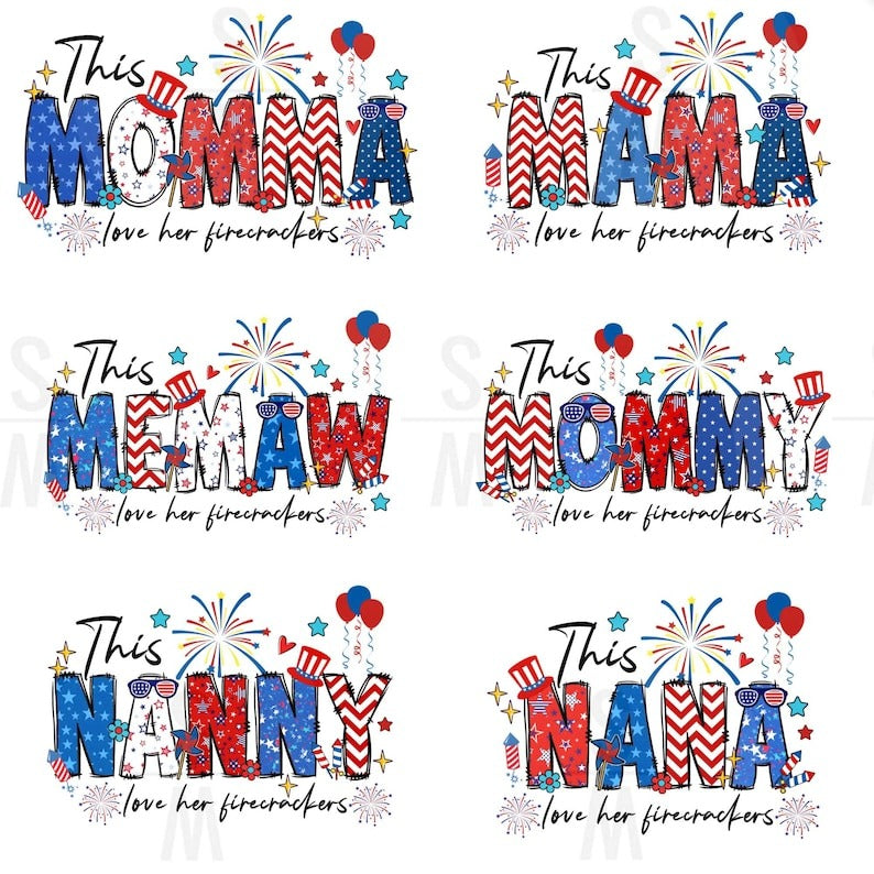 6+ American Mama PNG Bundle, Independence Day Full Png Wrap, Gift For Mom Png, Mama Fourth Of July Sublimation Design, Digital Download