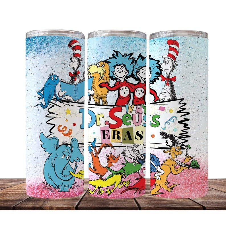 6+ Funny Dr. Seuss Sublimation Tumbler Bundle, Read Across America, School, Reading Day Png, Funny Design Sublimation