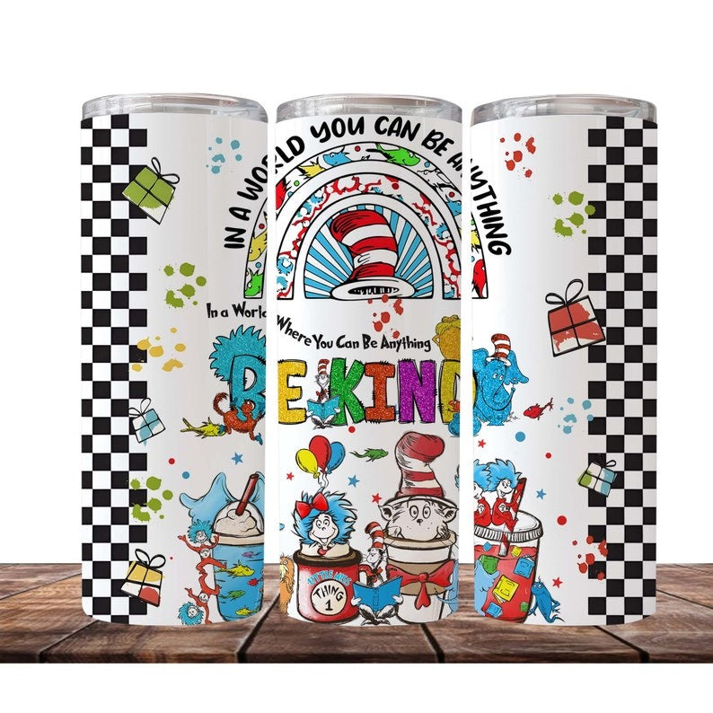 6+ Funny Dr. Seuss Sublimation Tumbler Bundle, Read Across America, School, Reading Day Png, Funny Design Sublimation