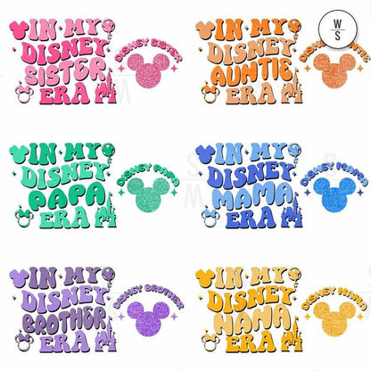 6+ In My Mama Sister Papa Brother Nana Auntie Era PNG Bundle, Mouse Mom Png, Magical Kingdom Png, Gift For Mom Wrap, File Digital Download