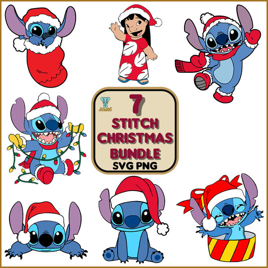 7StitchChristmasSvgBundle