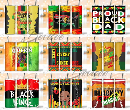 80 Designs Juneteenth Tumbler Bundle, Juneteenth 20oz Skinny Tumbler Wrap Png Sublimation, Black History Month Png, Digital Download