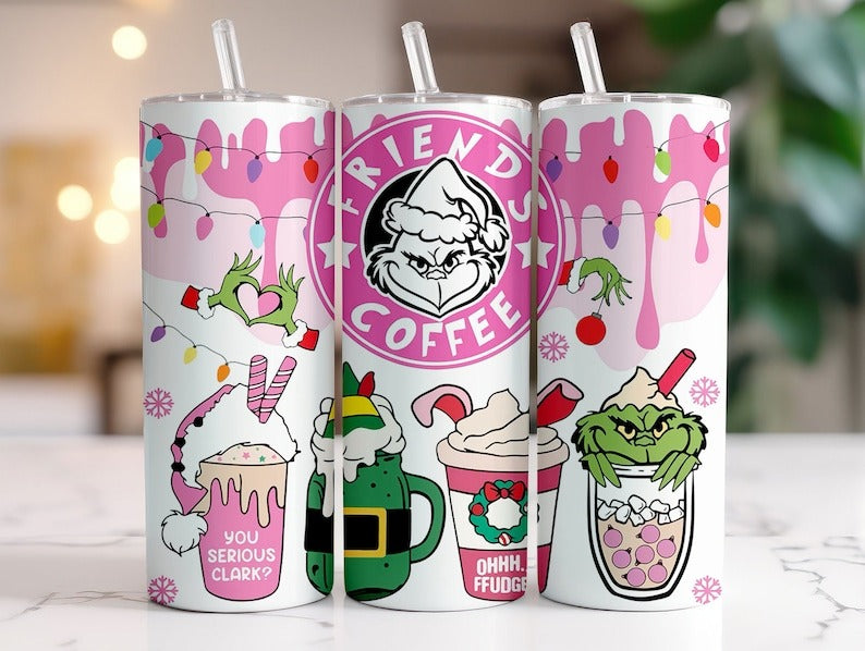 80 Tumbler Grinch 3D, 2D Christmas Tumbler Sublimation Designs, 20oz Skinny Tumbler Bundle Wrap, Cartoon Funny Christmas,Tumbler PNG Bundle - Jumbosvg