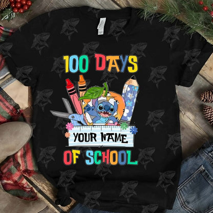 8 Custom Cartoon 100 Days Of School PNG Bundle,100 Days Of School Cartoon Shirt Png, Happy 100 Days Of School Bundle Png, Digital Download.1