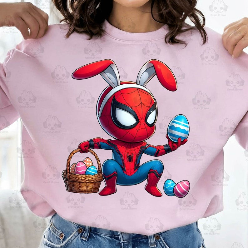 8+ Chibi Superhero Easter Cartoon Png Bundle, Cartoon Easter Png, Happy Easter Day Png, Funny Easter Png,Superhero Movie Character Bunny Png