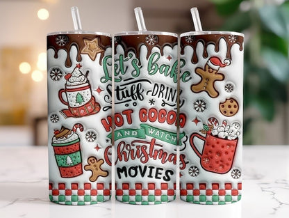 90 Tumbler Merry Christmas Tumbler Sublimation Designs, 20oz Skinny Tumbler Bundle Wrap, Cartoon Funny Christmas,Tumbler PNG Bundle - Jumbosvg