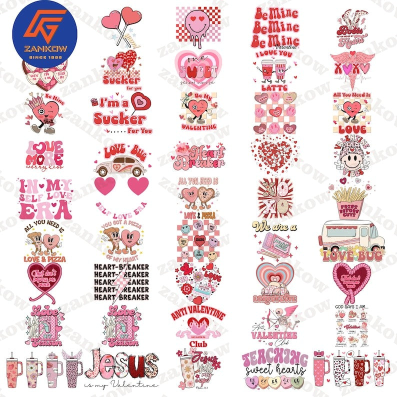 90+ Retro Valentine Png Bundle, Valentines Candy Heart Png Sublimation, Love Couple Shirt Design Png, Valentine Day Png.1