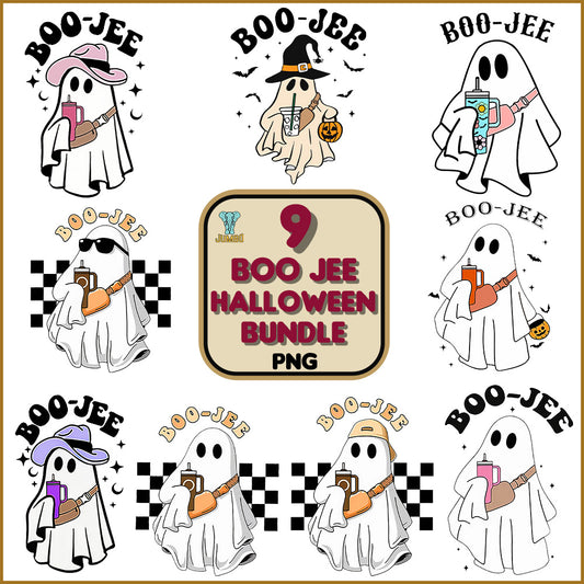 9BooJeeHalloweenPngBundle