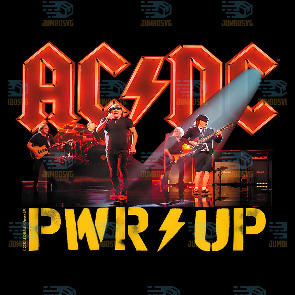 AC-DC Rock Music Band PWR-UP Stage Lights Png – JUMBOSVG