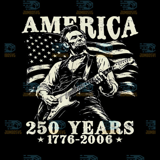 Abraham-Lincoln-Playing-Guitar-4th-July-250th-Anniversary-Png-1
