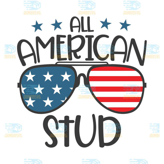 All-America-Stud-4th-Of-July-Svg