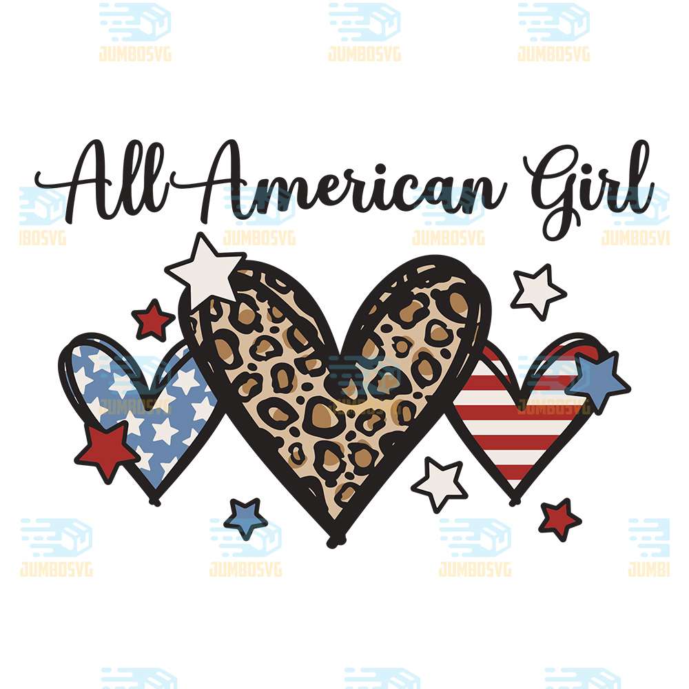 All-American-Girl-4th-Of-July-Svg
