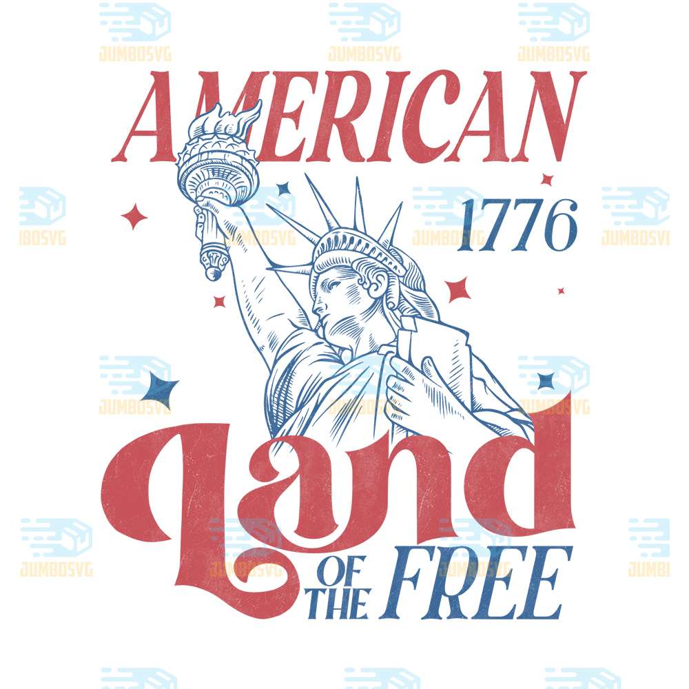 America-1776-Land-Of-The-Free-Png