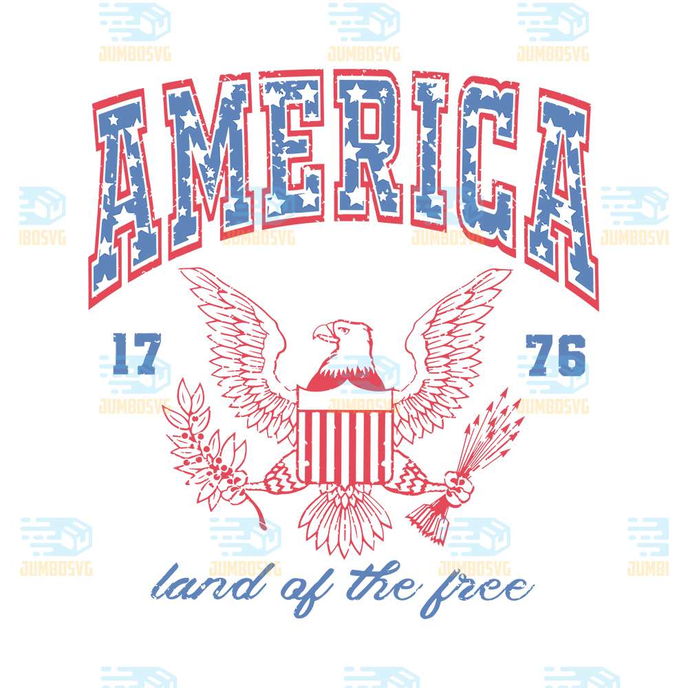 America-1776-Land-Of-The-Free-Svg