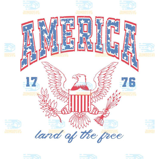 America-1776-Land-Of-The-Free-Svg