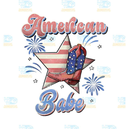 America-Babe-4th-Of-July-Png