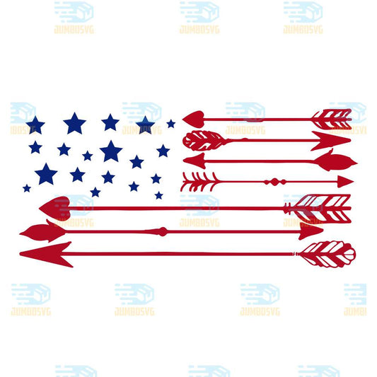 America-Flag-Arrows-4th-Of-July-Png