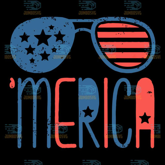 America-Flag-Glasses-4th-Of-July-Png