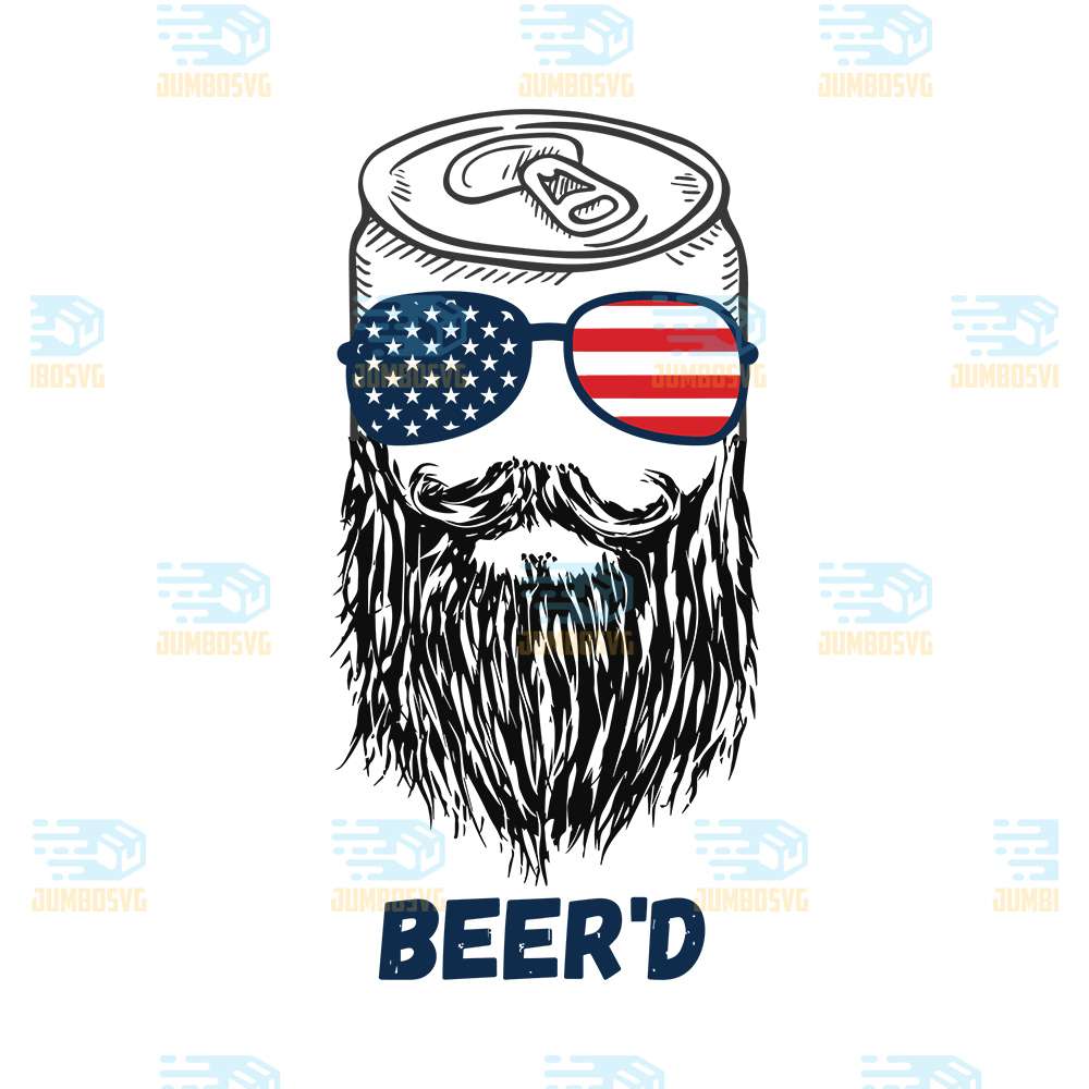 America-Sunglasses-Beer-d-Svg