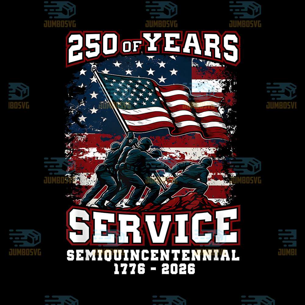 American-250th-Anniversary-Celebration-250-Years-USA-Service-Png