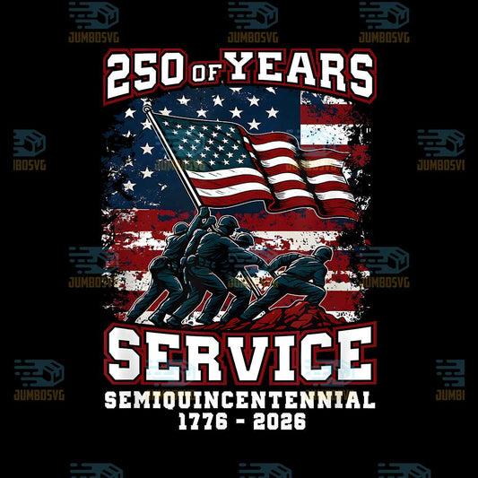 American-250th-Anniversary-Celebration-250-Years-USA-Service-Png