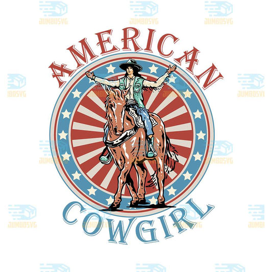 American-Cowgirl-Png