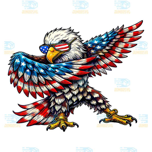 American-Flag-Bald-Eagle-Patriotic-Eagle-4th-Of-July-USA-Png