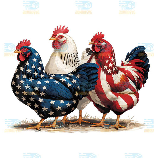 American-Flag-Rooster-Independence-Day-4th-of-July-Png