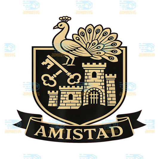 Amistad-Friendship-Emblem-The-Proud-Peacock-Crest-Png